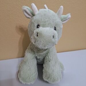 Kelly Baby Kelly Toy Mint Green Dragon Rattle Lovey Security Plush Stuffed Anima